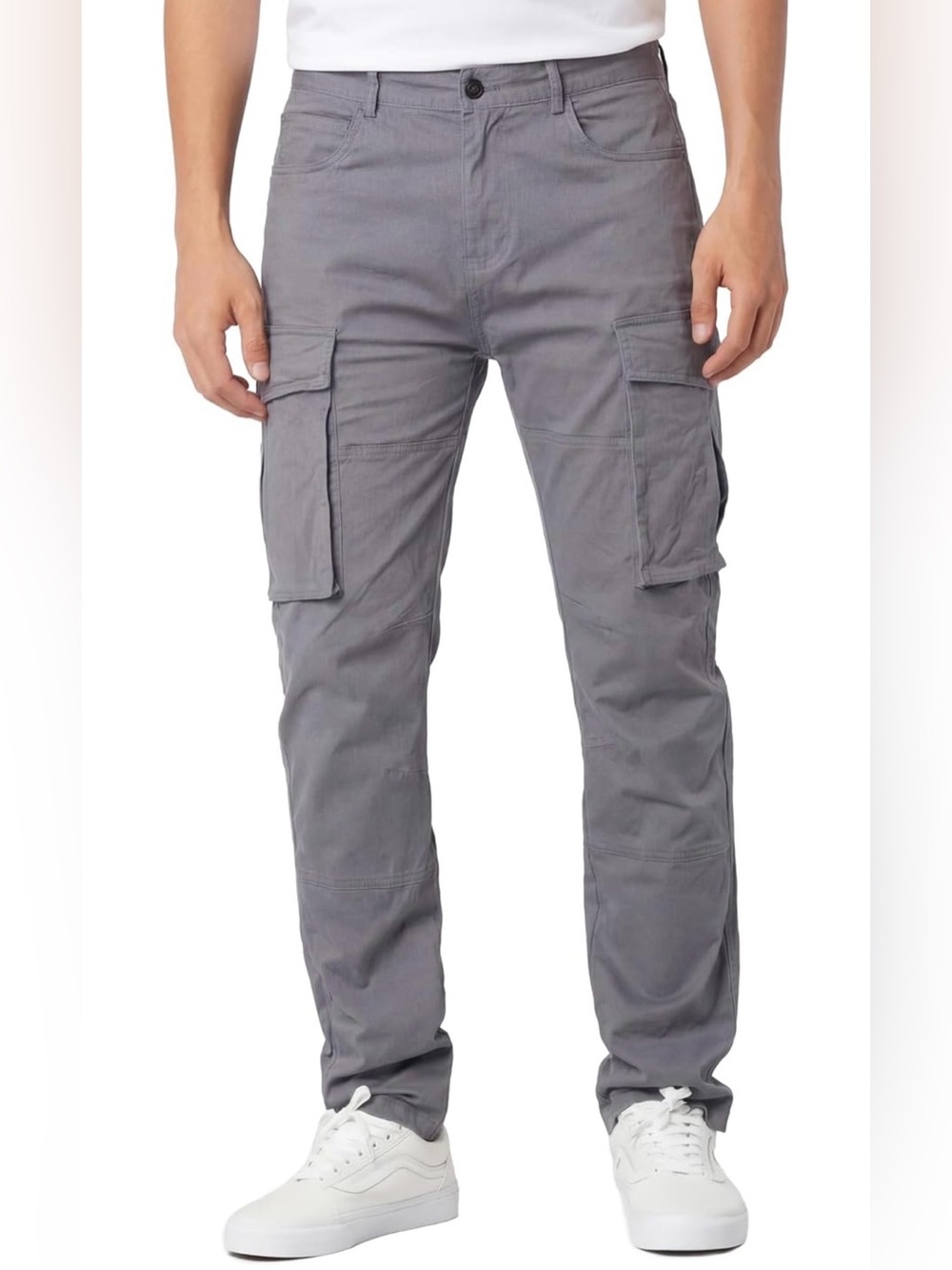 Italian Morn Men’s Grey Cargo Pants | New With Tags